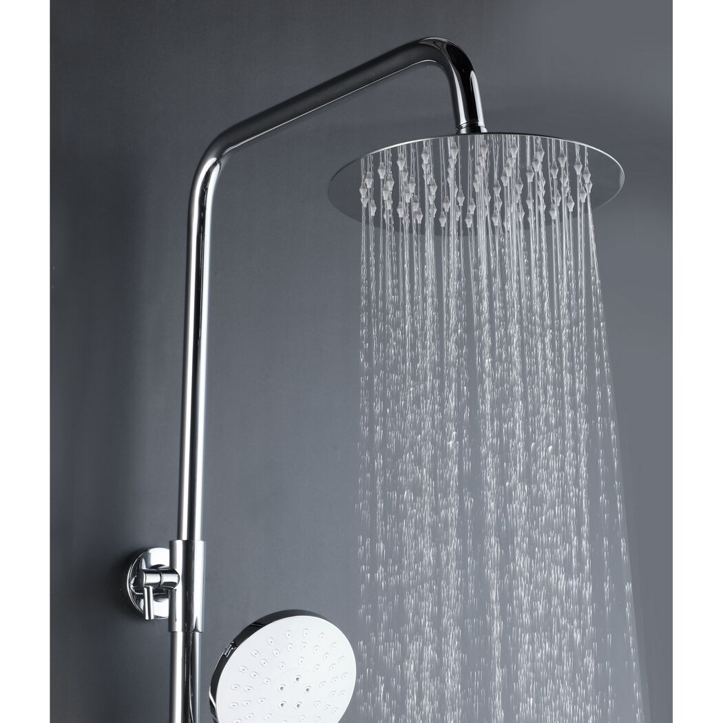 Duschsystem Bayala square mit laufendem Wasser