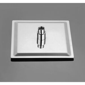 Kopfbrause Edelstahl silbern 20 x 20 cm