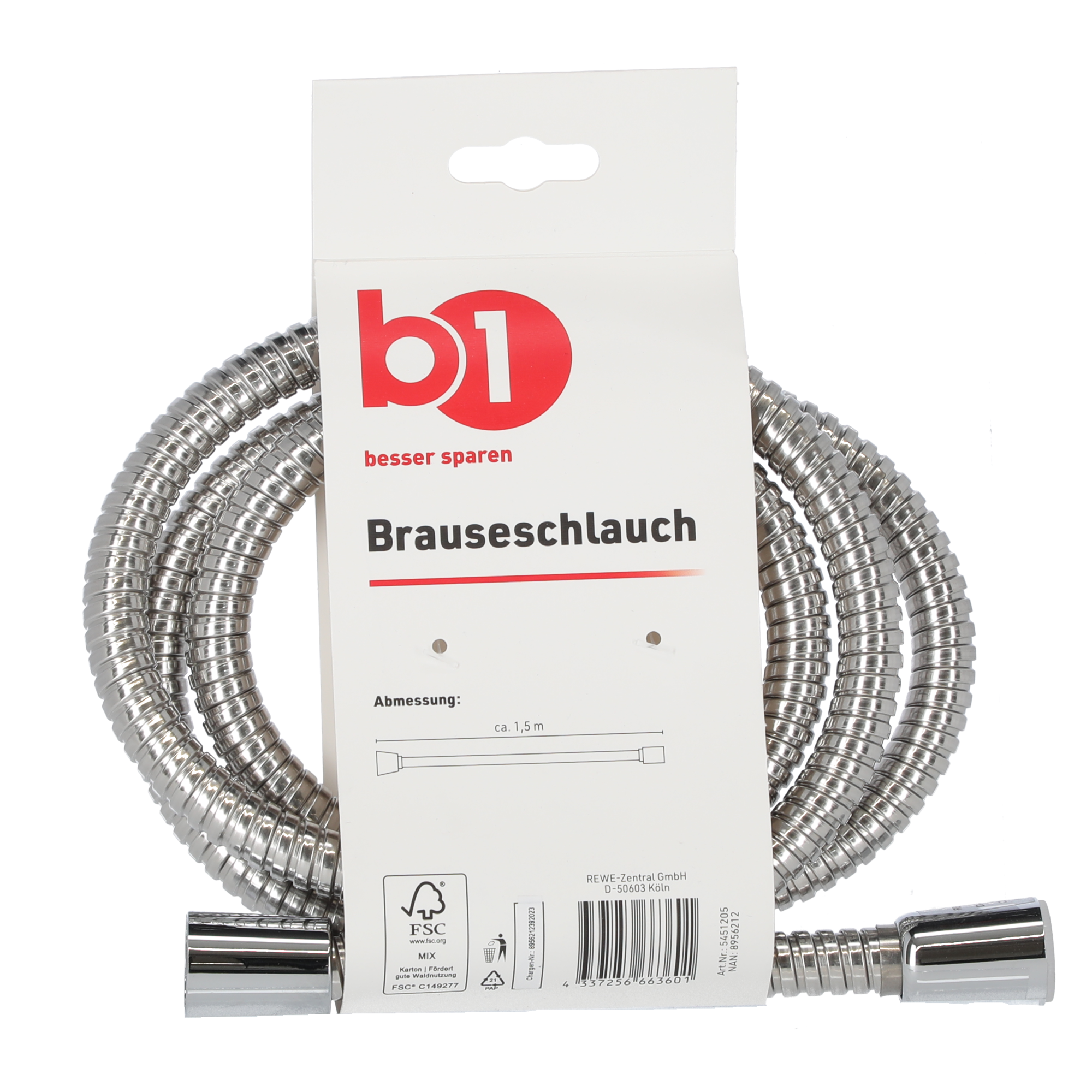 Brauseschlauch Metall 150 cm + product picture