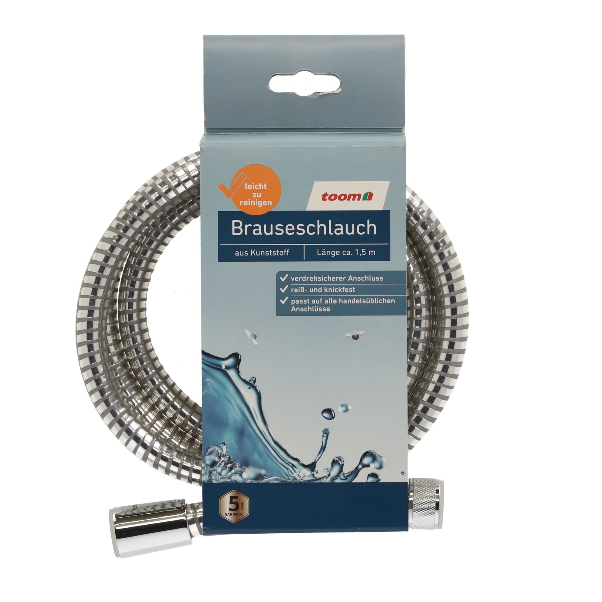 Toom Brauseschlauch aus Kunststoff, 1,5 m