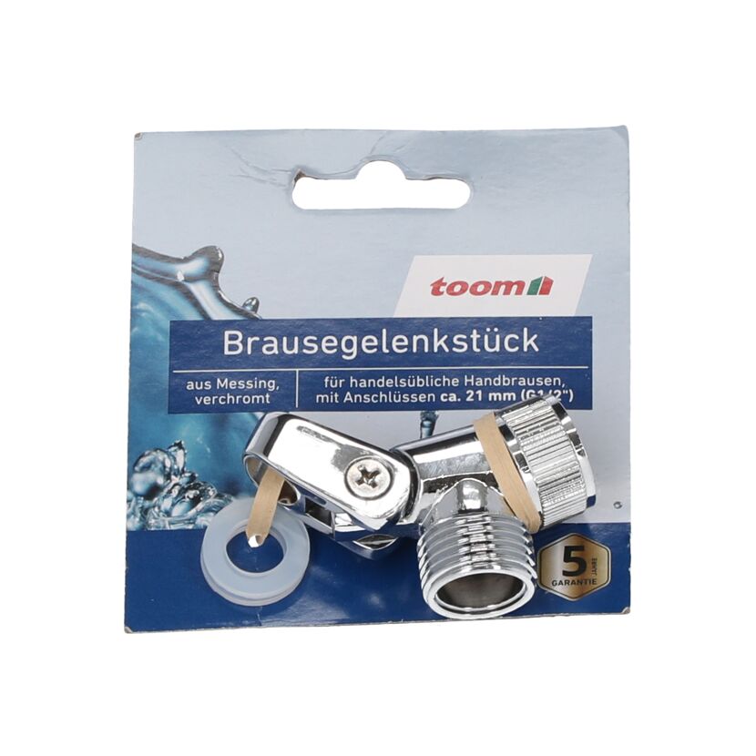 Brausegelenkstück von toom, verchromt