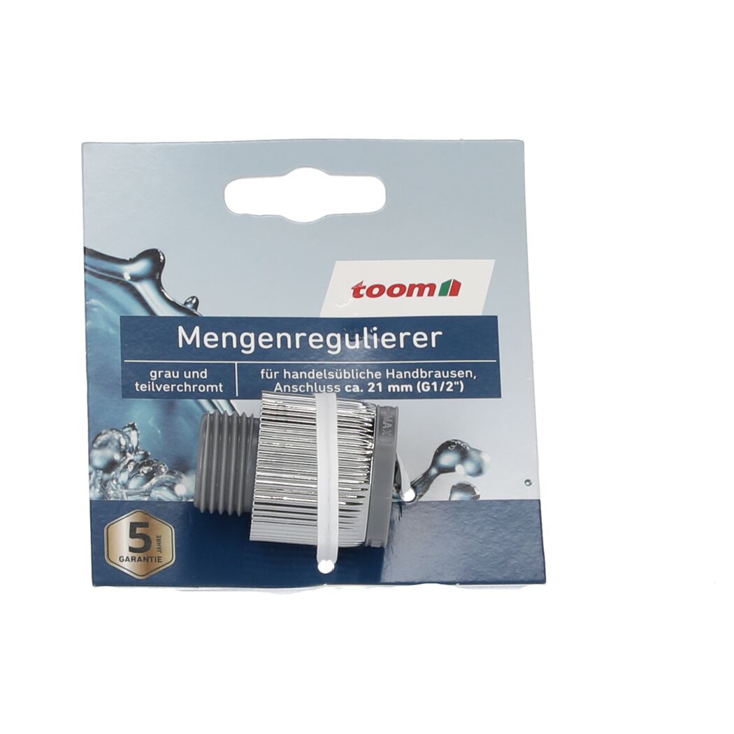 Mengenregulierer verchromt 1/2"