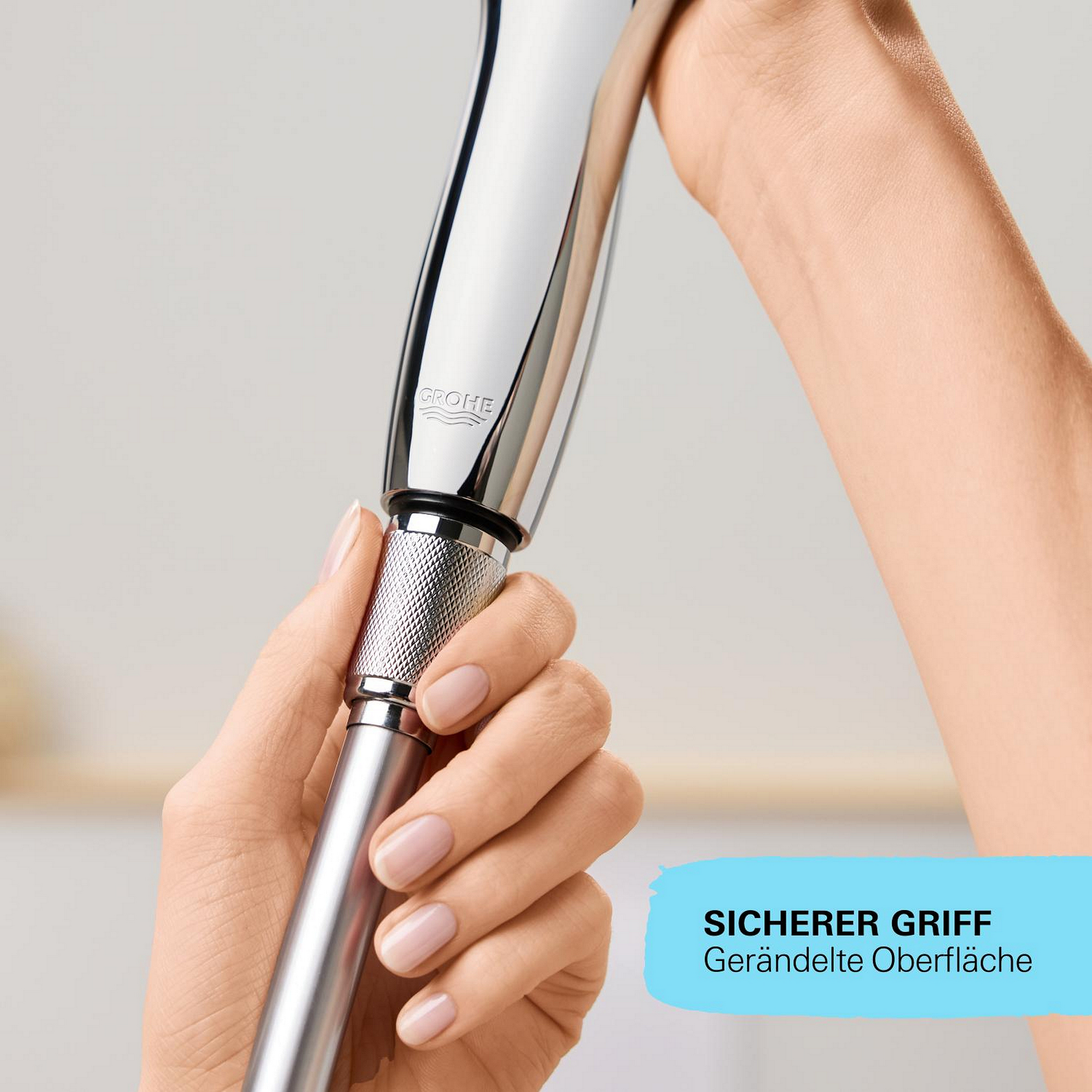 Brauseschlauch 'Vitalioflex Trend' chromfarben 150 cm