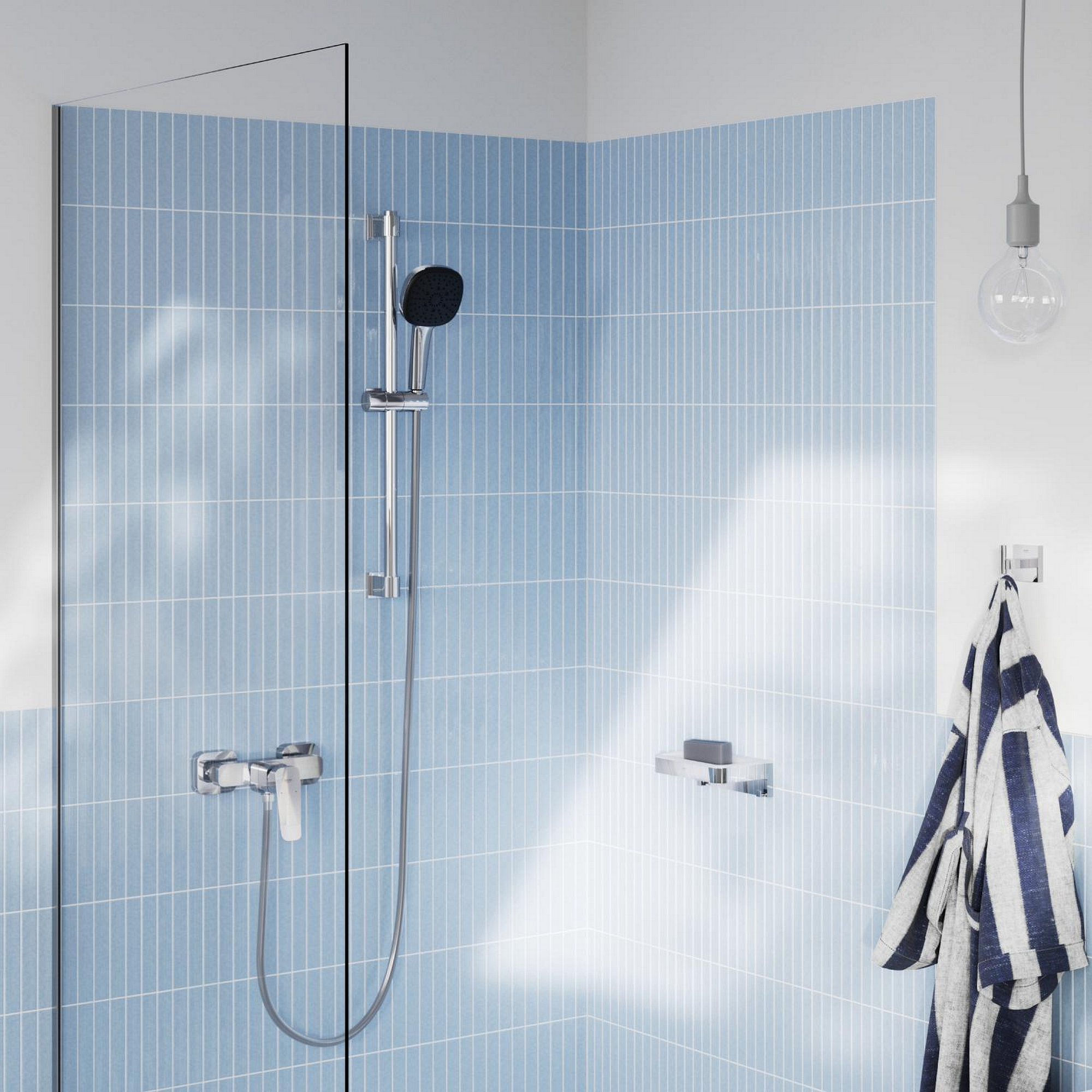 Brauseschlauch 'Vitalioflex Trend' chromfarben 175 cm