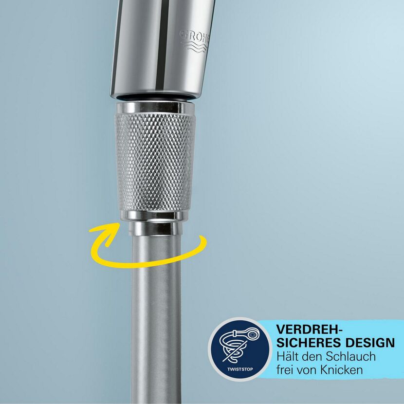 Brauseschlauch 'Vitalioflex Trend' chromfarben 175 cm
