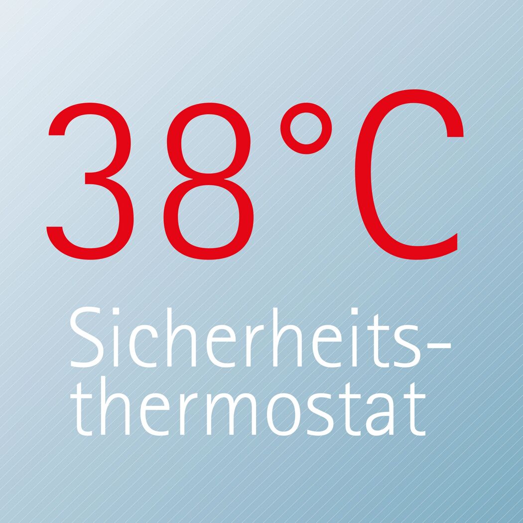 38 °C Sicherheitsthermostat
