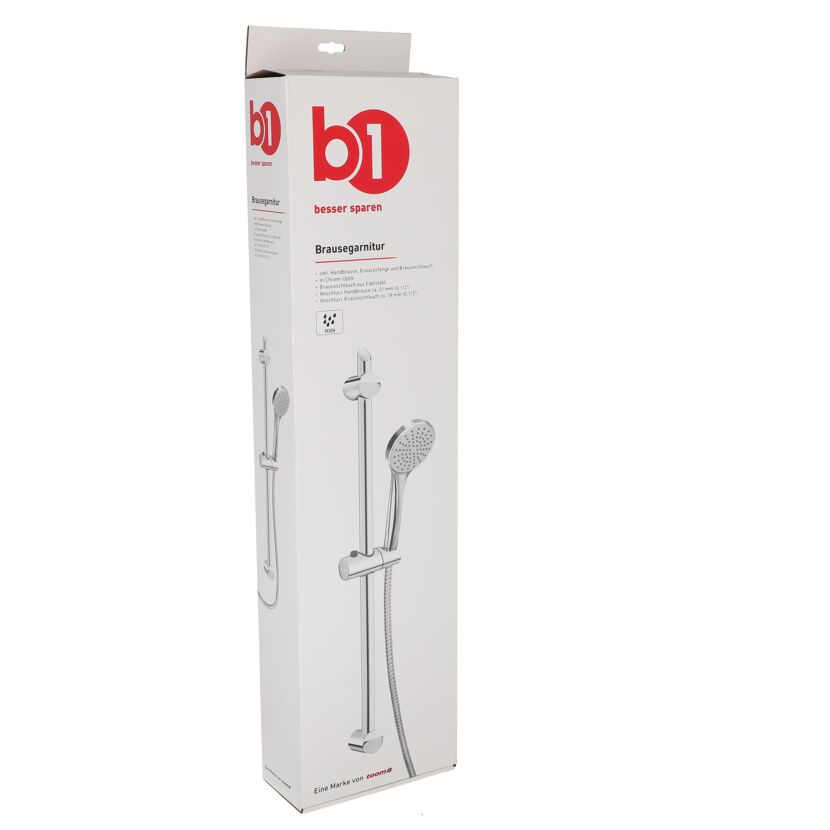 Brausegarnitur von B1 in Chrom-Optik