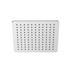 Kopfbrause chromfarben Edelstahl 25 x 25 cm