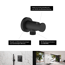 Verkleinertes Bild von Unterputz-Duschsystem 'Aquatronic' schwarz matt 160 cm