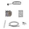 Duschsystem mit Thermostat und Handbrause