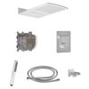 Duschsystem mit Regendusche und Handbrause