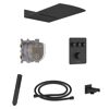 Duschsystem mit Thermostat und Regendusche