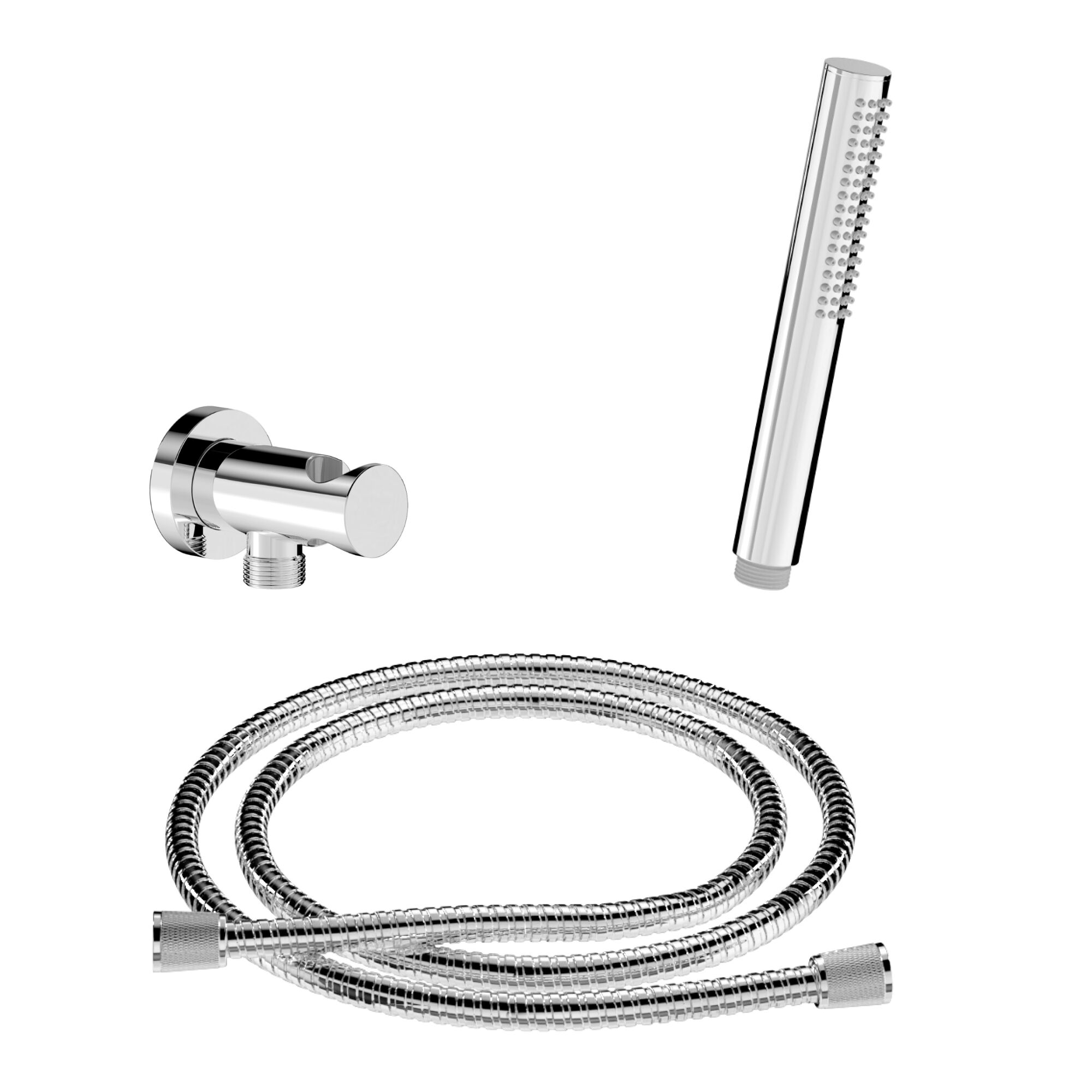 Duschkopf mit Schlauch und Wandhalterung