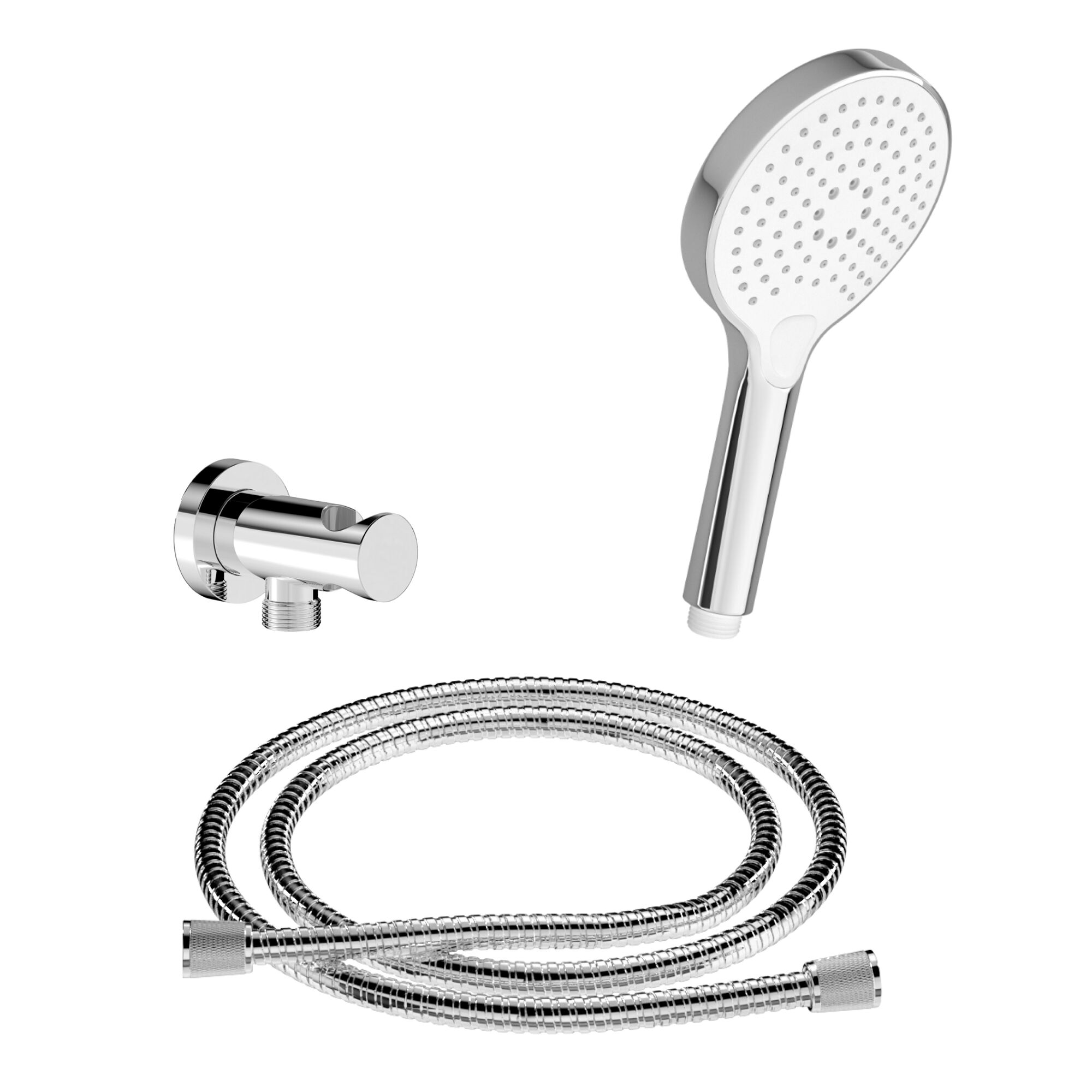 Duschkopf mit Schlauch und Wandhalterung