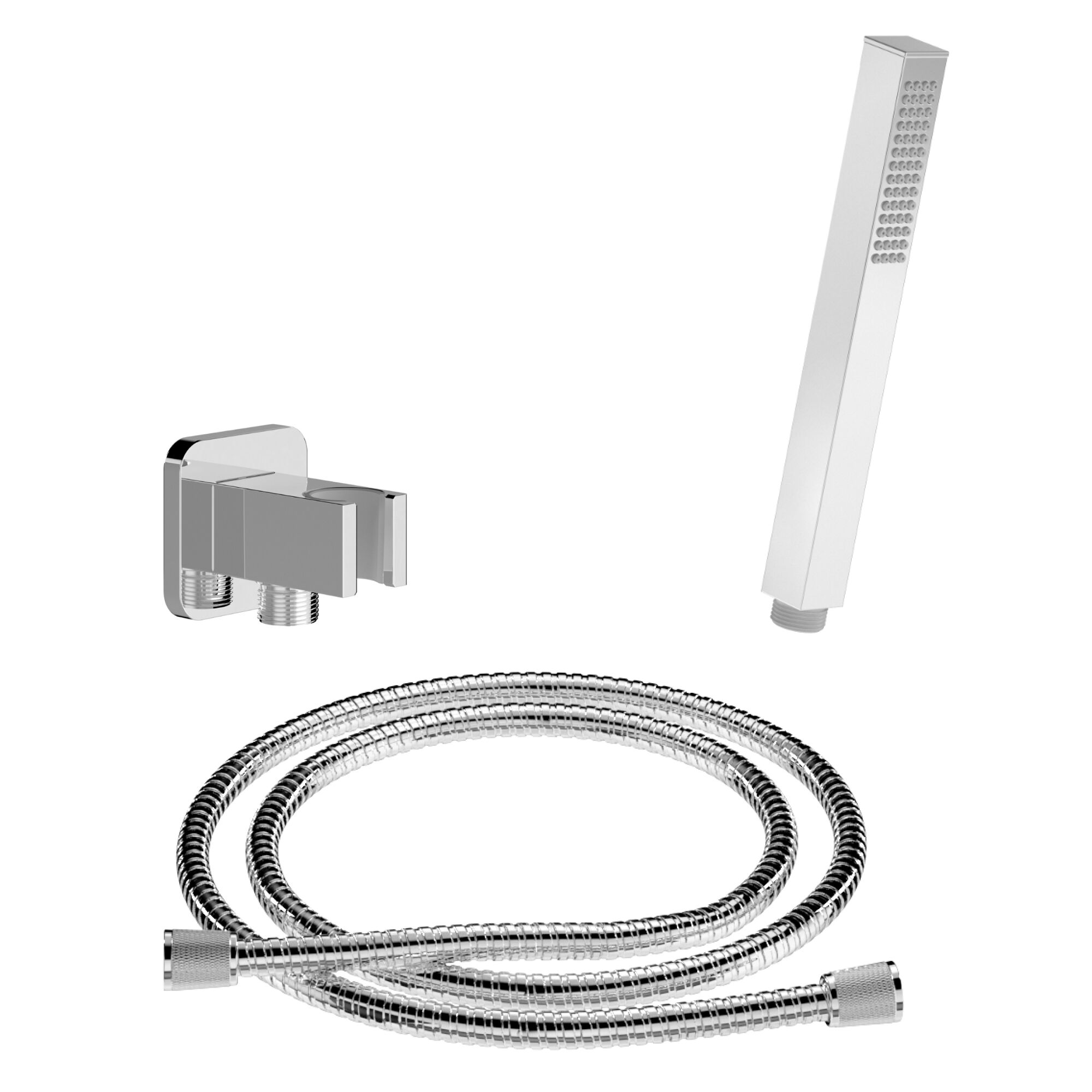 Duschkopf mit Schlauch und Halterung