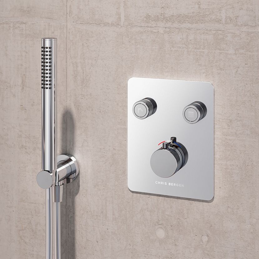 Duschkopf und Thermostat für Dusche