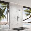 Moderne Dusche mit Regenbrause