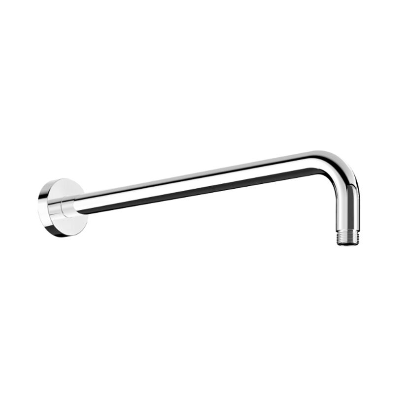 Brausearm chromfarben Messing 40 cm