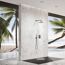 Moderne Dusche mit Regendusche