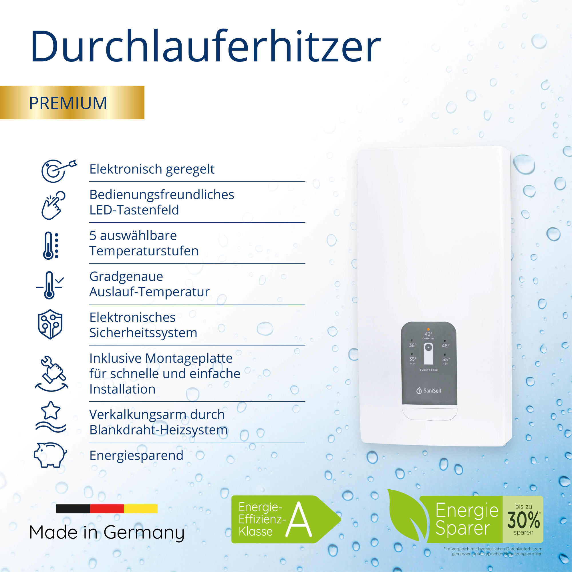 Durchlauferhitzer 'Premium' 27 kW + product picture