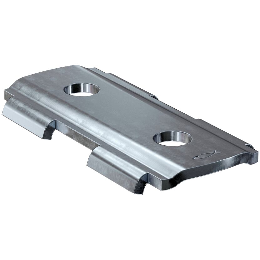 Metallischer Schienenverbinder