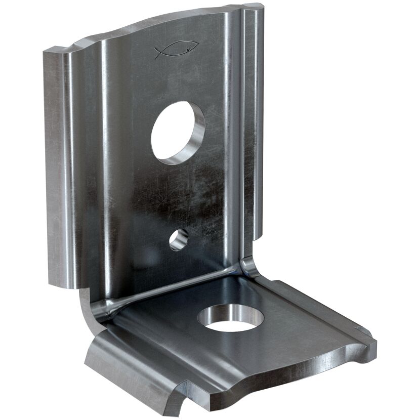 Metallischer Montagewinkel