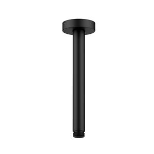 Brausearm mattschwarz 20 cm