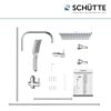 Duschsystem mit Anleitung