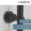 Höhenverstellbarer Duschsäulenhalter schwarz