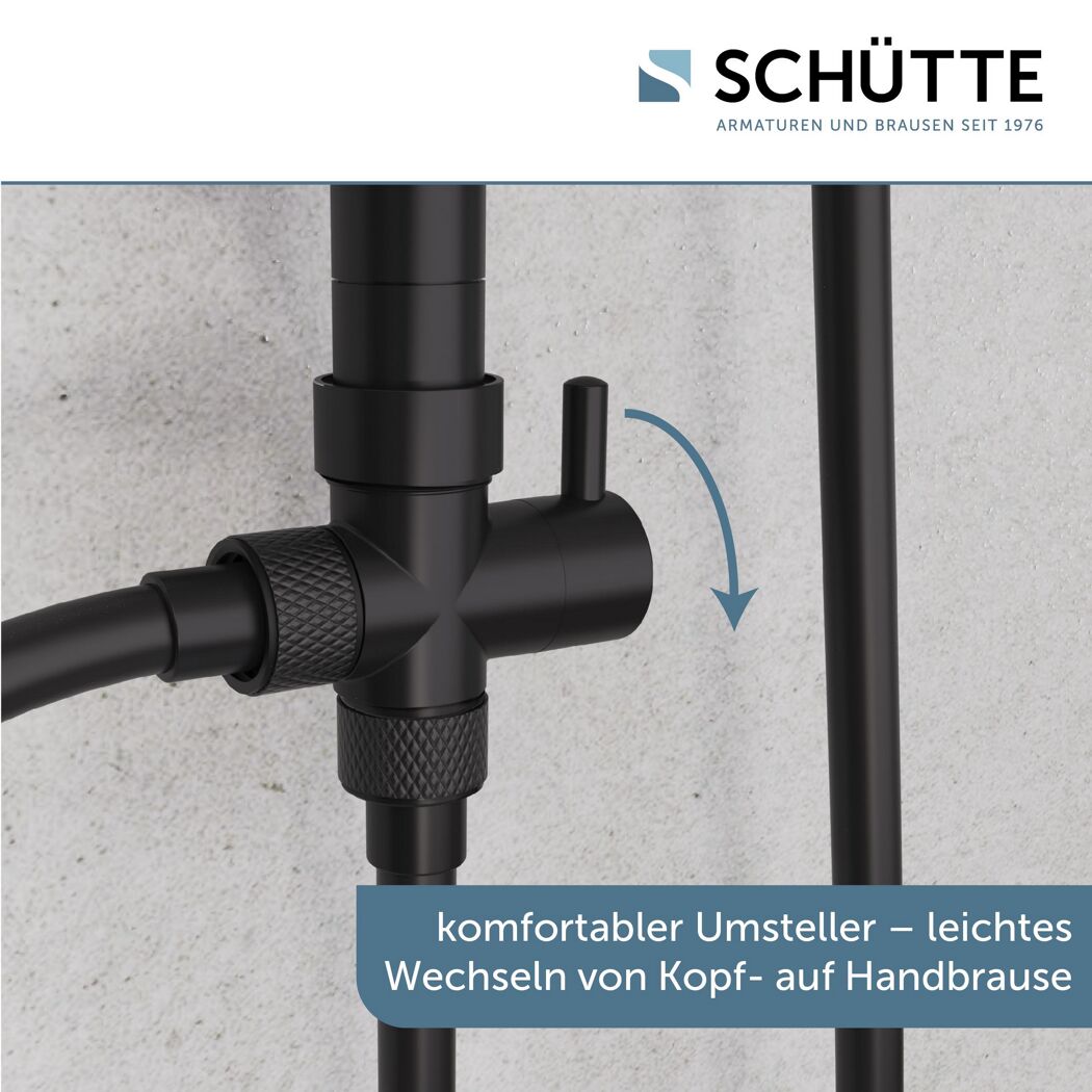Duscharmatur mit Umsteller