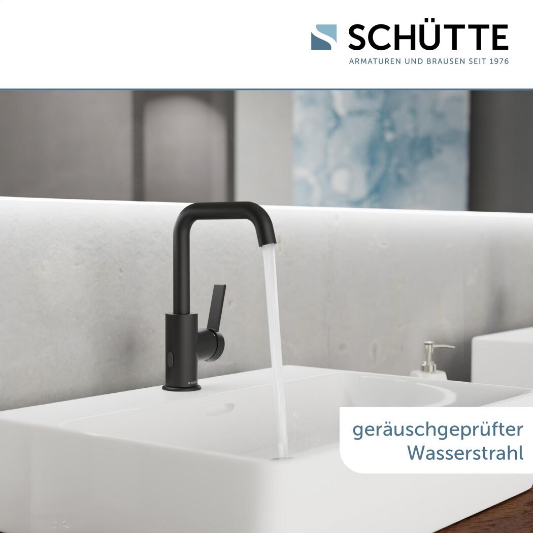 Schwarzer Wasserhahn SCHÜTTE LosAngeles