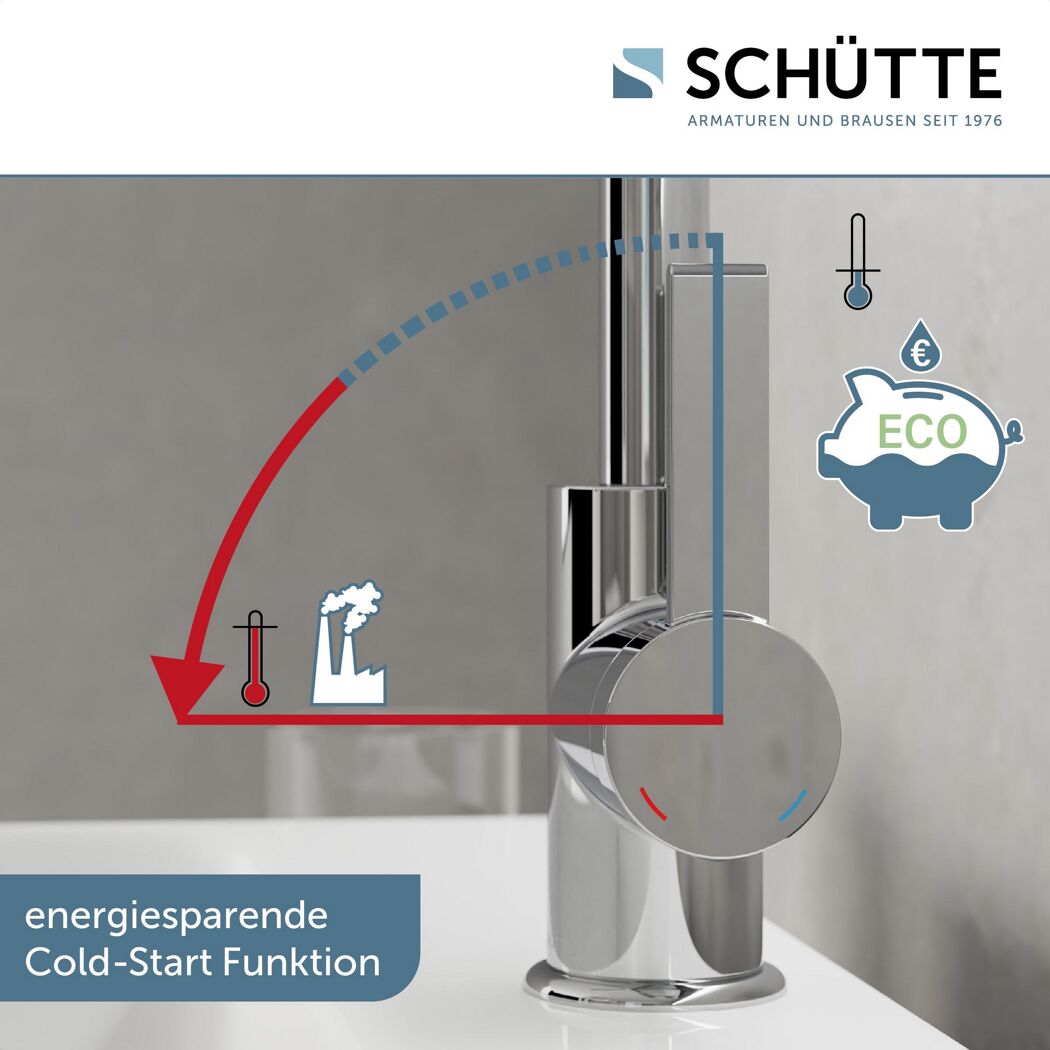 Wasserhahn mit Cold-Start Funktion