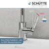 Chrom Armatur mit Eco-Click Funktion