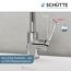 Chrom Armatur mit Eco-Click Funktion