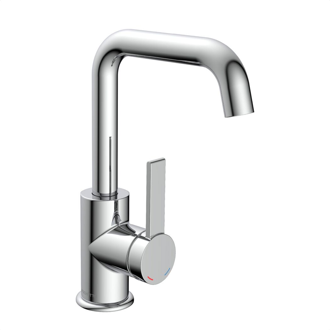 Chromarmatur mit Hebel