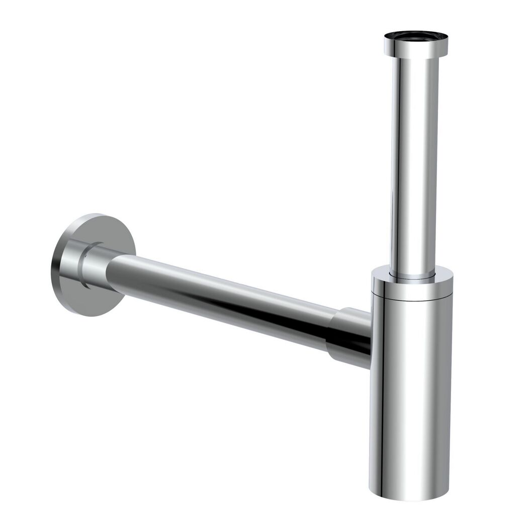 Verchromter Flaschensiphon