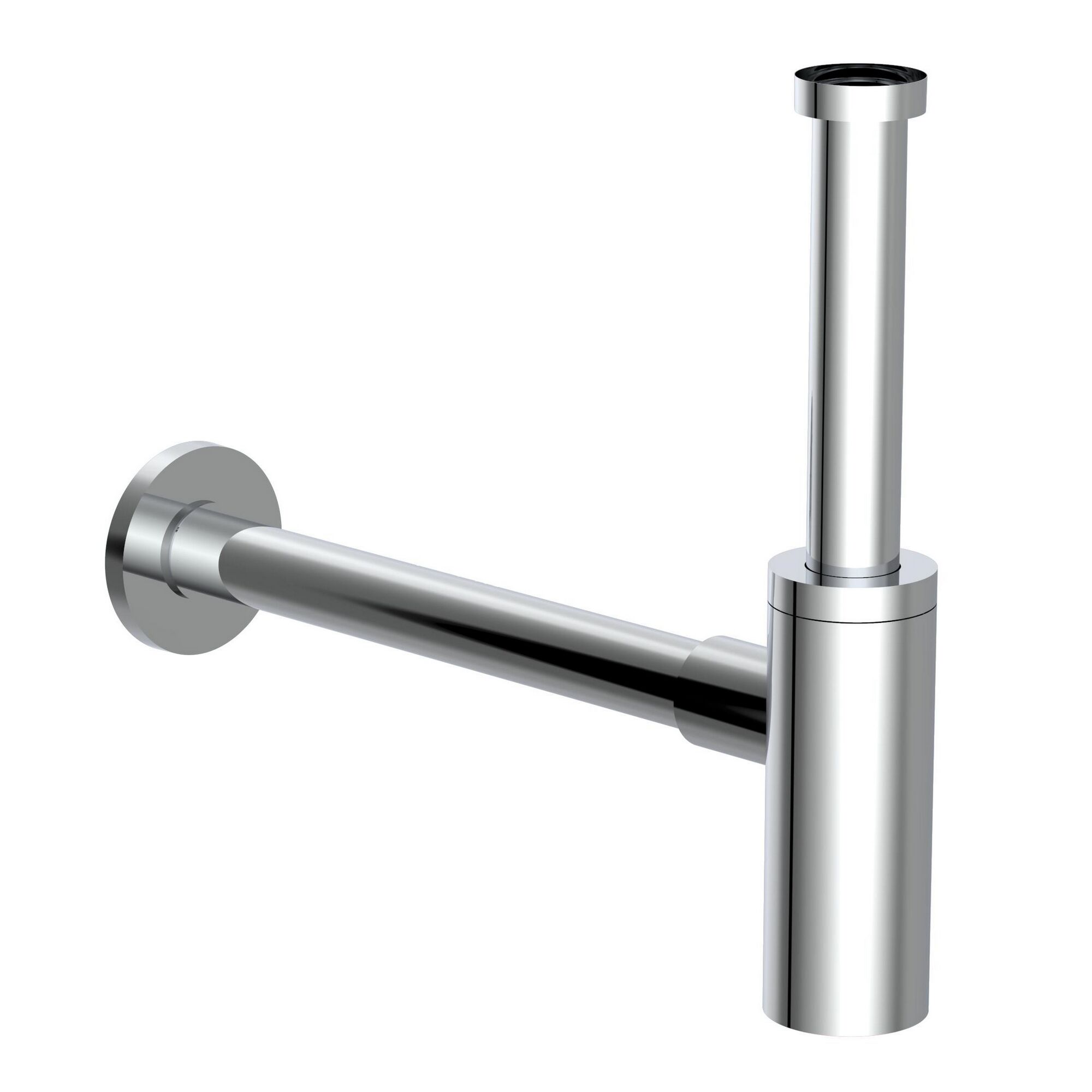 Verchromter Flaschensiphon