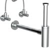 Verchromter Flaschensiphon RIKA 1 1/4"