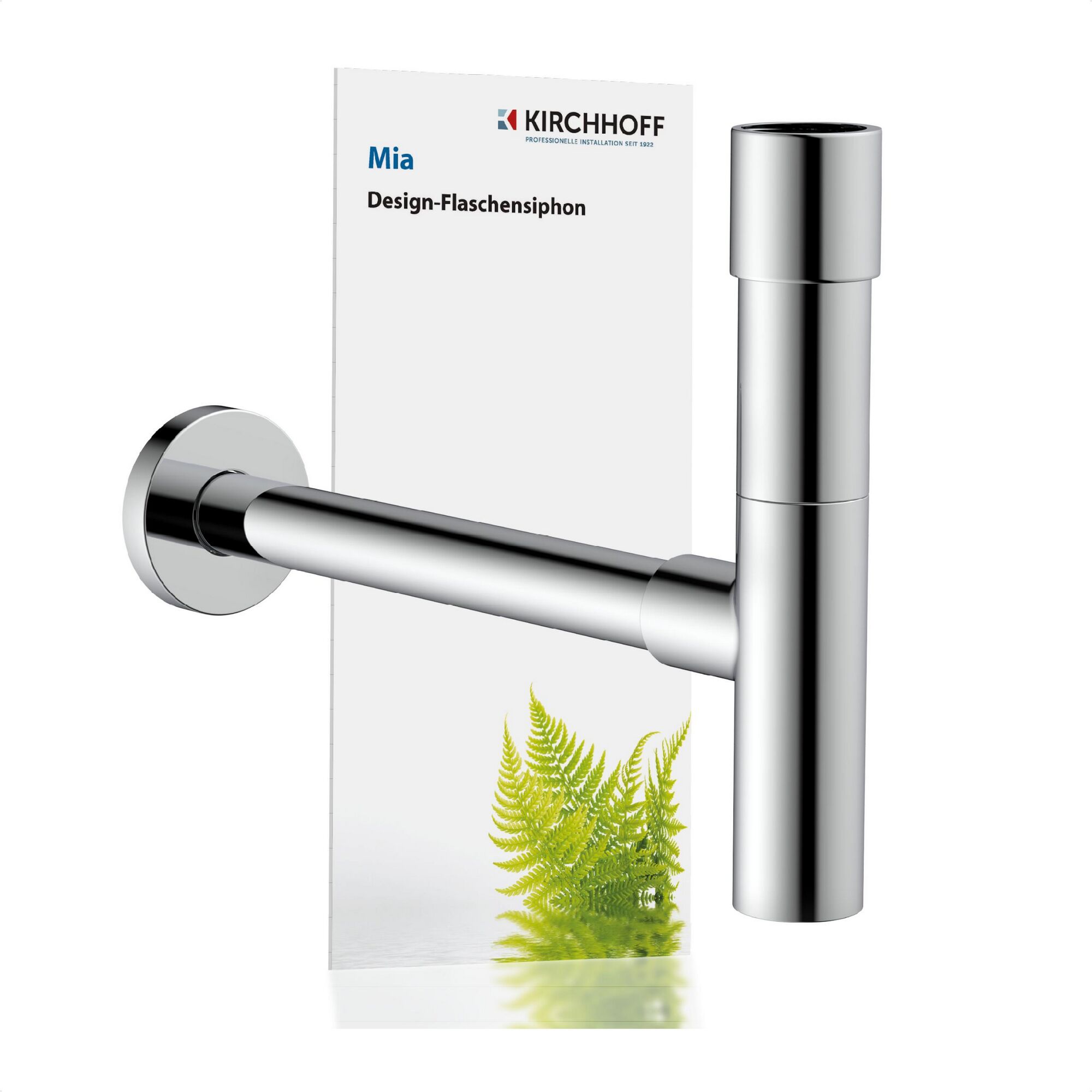 Design-Flaschensiphon Mia verchromt