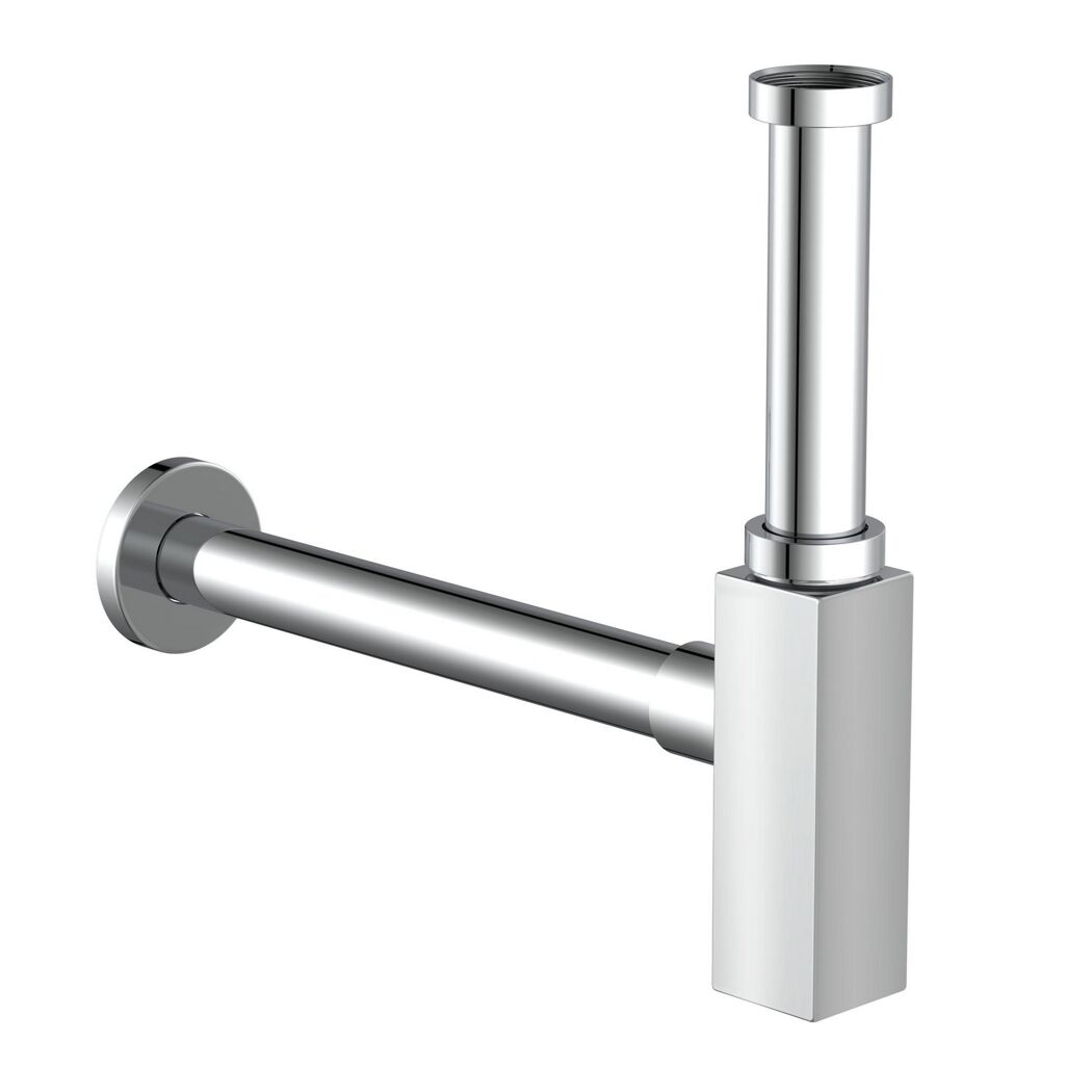 Verchromter Flaschensifon Iida 1 1/4"