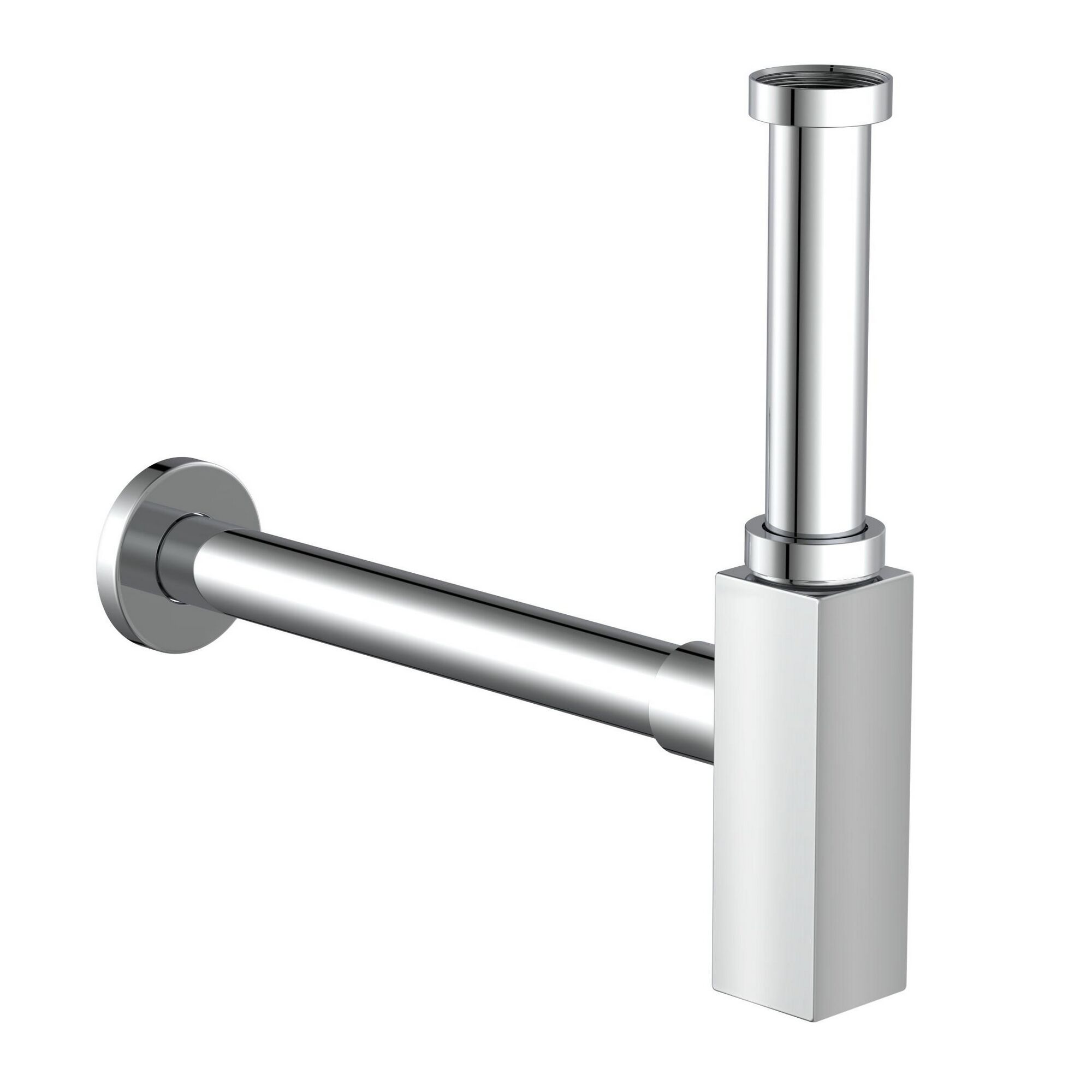 Verchromter Flaschensifon Iida 1 1/4"