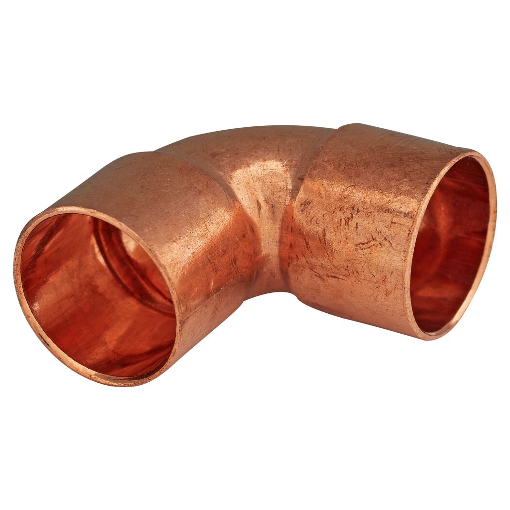Kupferrohrbogen 90°