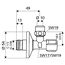Eckventil 'Comfort' Messing verchromt 10 mm x 1/2" mit ASAG easy