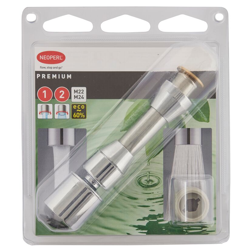 Neoperl Premium Strahlregler M22/M24 in Verpackung