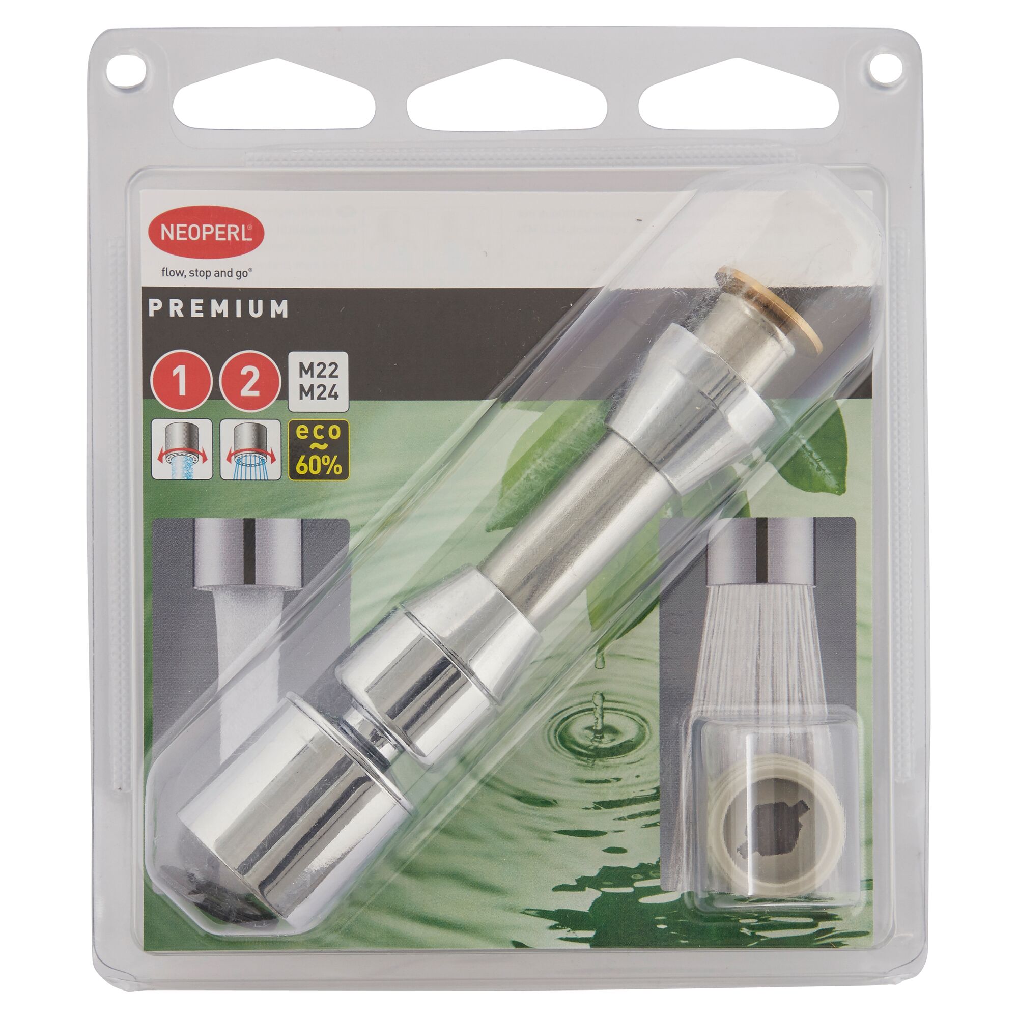 Neoperl Premium Strahlregler M22/M24 in Verpackung