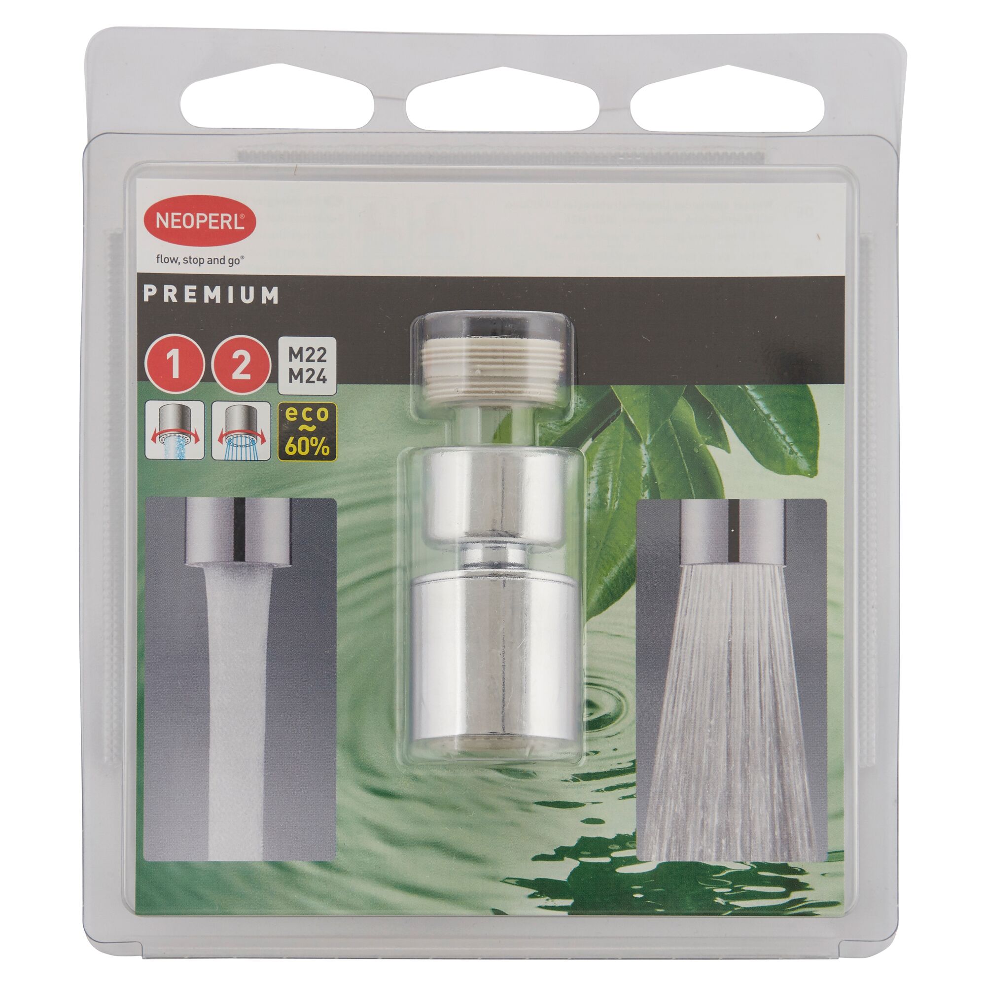 Neoperl Premium Strahlregler M22/M24 in Verpackung