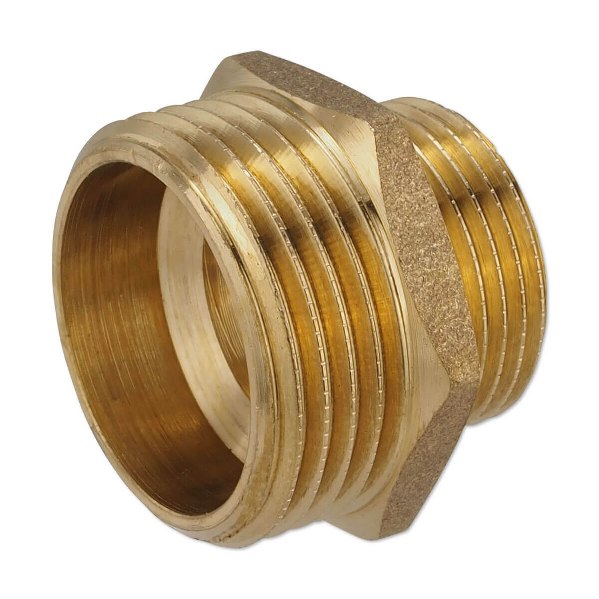 Gewindenippel Messing 1 1/2" AG x 1 1/4" AG