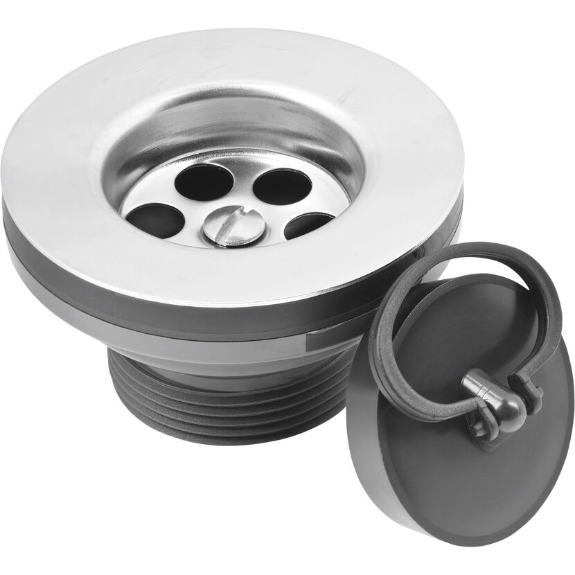 Feuertonspülen-Ablaufventil 1 1/2" Ø 80 mm