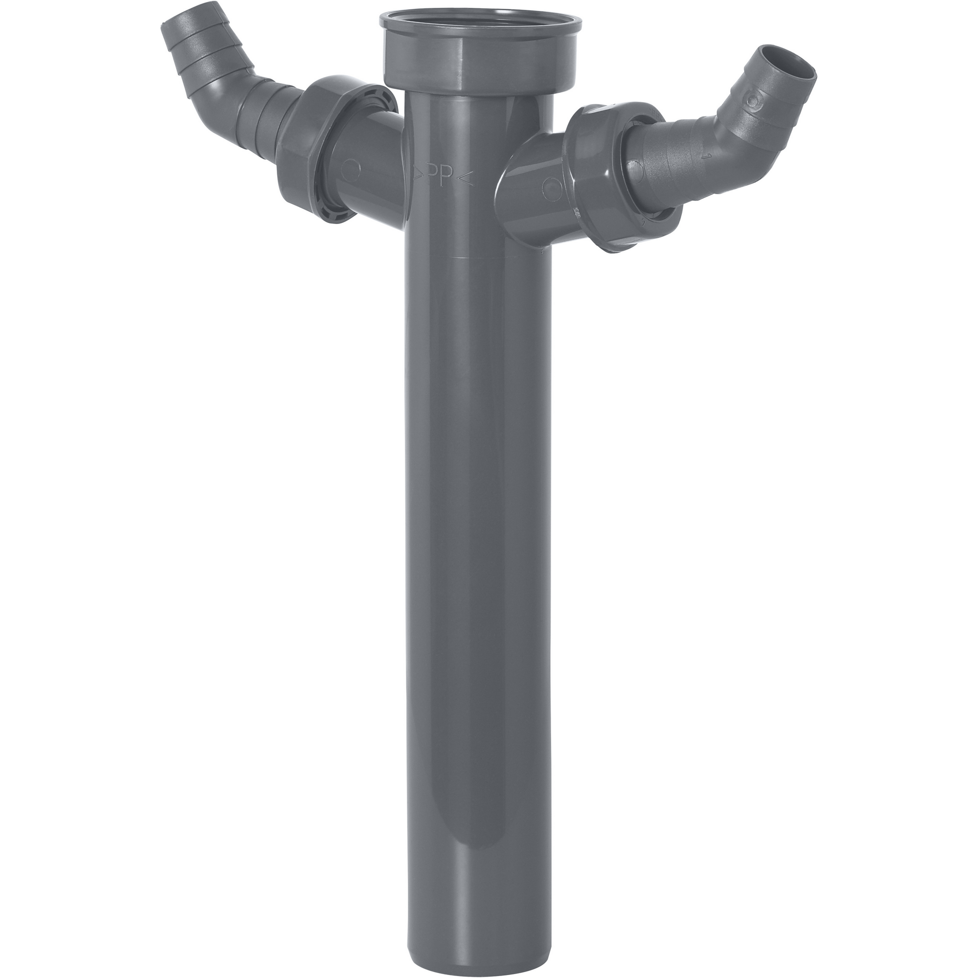 Verstellrohr mit zwei Maschinen-Anschlüssen 1 1/2" x 40 mm