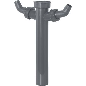 Verstellrohr mit zwei Maschinen-Anschlüssen 1 1/2" x 40 mm